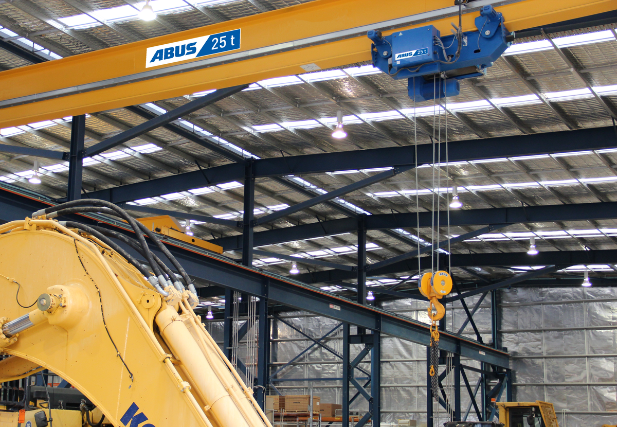 Type U monorail hoist with twin trolleys ABUS Kransysteme GmbH